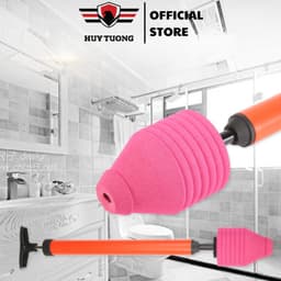 Thumbnail Cây bơm thụt ,cây thông bồn cầu bằng khí nén áp lực cao, thông tắc bồn cầu thoát nước sàn 1