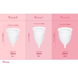 Thumbnail Combo Cốc nguyệt san Lincup kèm 1 hộp bột tiệt trùng vệ sinh cốc (12 gói x 2g) 3
