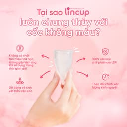 Thumbnail Combo cốc nguyệt san Lincup và dung dịch vệ sinh rửa cốc Lincare Rose 50ml 2