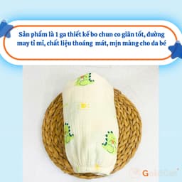 Thumbnail Ga Cũi Cho Bé GOLDCAT Cắt Theo Kích Thước Yêu Cầu, Chất Liệu Cotton Mềm Mát, An Toàn Cho Bé 4