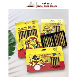Thumbnail Sáp Màu Classmate Màu Sắc Tươi Sáng Có 12/18/24 Màu, Màu Mịn, Bám Giấy Tốt Cho Bé Tập Tô 1