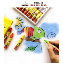 Thumbnail Sáp Màu Classmate Màu Sắc Tươi Sáng Có 12/18/24 Màu, Màu Mịn, Bám Giấy Tốt Cho Bé Tập Tô 3