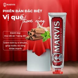 Thumbnail Kem Đánh Răng Marvis Cinnamon Mint 85ml - Marvis Chính Hãng 4
