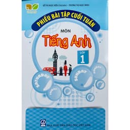 Thumbnail Sách - Phiếu bài tập cuối tuần môn Tiếng Anh lớp 1 (HB) 1