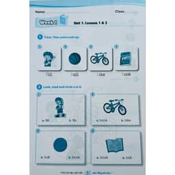 Thumbnail Sách - Phiếu bài tập cuối tuần môn Tiếng Anh lớp 1 (HB) 2