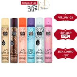 Thumbnail Dầu Gội Khô Girlz Only dry shampoo Party Nights / Dawn 'Til Dusk / Dazzling Volume / No Residue Nude 100ml, 200ml 1