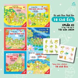 Thumbnail Sách Ehon Nhật Bản - 10 Chú Ếch Đủ 3 Phần (Tái Bản Mới Nhất) 1