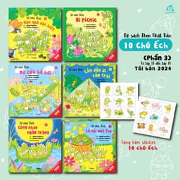 Thumbnail Sách Ehon Nhật Bản - 10 Chú Ếch Đủ 3 Phần (Tái Bản Mới Nhất) 2