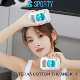 Thumbnail Tất dùng 1 lần nam nữ SPORTY 100% cotton dạng túi thoáng khí, thấm hút mồ hôi, dễ dàng mang theo 3