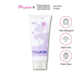 Thumbnail Sữa rửa mặt Collagen Tạo Bọt Mềm Mịn Làm Sạch Sâu, Dưỡng ẩm, Căng Bóng Da Tenzero Balancing Foam Cleanser Collagen 100g 1