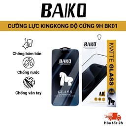 Thumbnail Kính cường Lực KINGKONG BAIKO chắn bụi loa 9H siêu bền iphone 16 15 14 13 12 11 Promax X XS XSMAX 1
