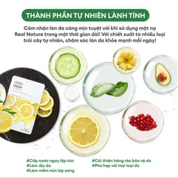 Thumbnail Combo Mặt Nạ Real Nature Dưỡng Ẩm Da THE FACE SHOP 20G (mix) 2
