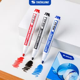 Thumbnail Bút lông bảng xóa được Thiên Long WB-03 nét 2.5mm mực xanh đỏ đen không độc hại bơm mực dễ dàng 2