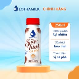 Thumbnail Combo 3 Sữa Tươi Cà Phê Thanh Trùng Lothamilk chai 250ml 1