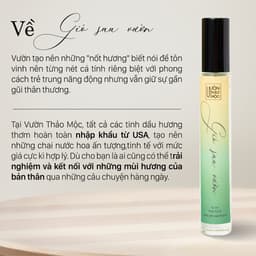 Thumbnail Nước hoa nữ GIÓ SAU VƯỜN mùi hương ngọt ngào ấm áp cuốn hút Vườn Thảo Mộc lưu hương 6h size 10ml 1