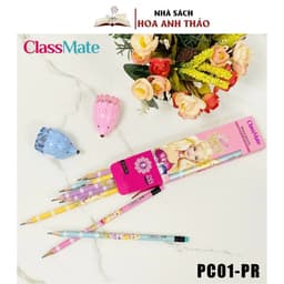 Thumbnail Bút Chì Có Đầu Tẩy 2B Classmate, Nét Bút Mịn, Hình Siêu Nhân PC01-Sk- Hình Công Chúa PC01-PR  Ngộ Nghĩnh 4