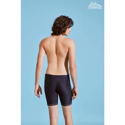 Thumbnail Quần bơi Nam BIKINI PASSPORT kiểu dáng lửng - màu Đen - BS1006_BL 4