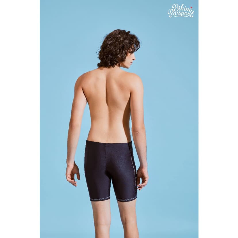 Ảnh Quần bơi Nam BIKINI PASSPORT kiểu dáng lửng - màu Đen - BS1006_BL 4