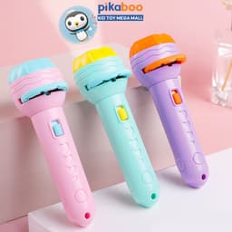 Thumbnail Đèn pin chiếu hình Pikaboo 24 hình ngộ nghĩnh đáng yêu gồm hình động vật siêu nhân hoa quả gần gũi 2