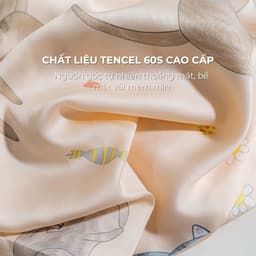 Thumbnail 01 Vỏ Gối Nằm Họa Tiết Hoạt Hình Gòn Bedding Lụa Tencel 60s 50x70 cm 3