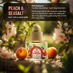 Thumbnail Nước Hoa Ô Tô Mùi Đào Peach & Seasalt Cao Cấp HENY GARDEN - Nước Hoa Xe Hơi, Tinh Dầu Thơm Xe Ô Tô Khử Mùi, Chống Say Xe 2