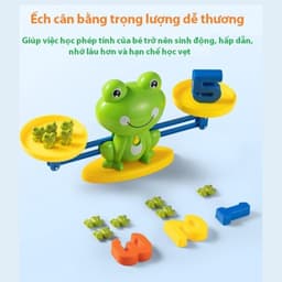 Thumbnail Đồ Chơi Cân Bằng Ếch Con Giúp Bé Rèn Luyện Tư Duy, Làm Quen Với Tóan 3