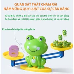 Thumbnail Đồ Chơi Cân Bằng Ếch Con Giúp Bé Rèn Luyện Tư Duy, Làm Quen Với Tóan 1