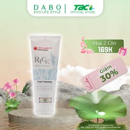 Thumbnail Sữa rửa mặt tinh chất gạo làm sáng da Dabo Rice Foam Cleansing TAC 150ml 1