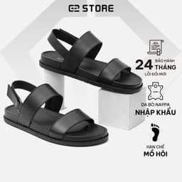 Thumbnail Dép quai hậu nam G2 Juno kiểu Sandal nam, Giày xăng đan quai hậu đi học thời trang bằng da cao cấp 1