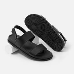 Thumbnail Dép quai hậu nam G2 Juno kiểu Sandal nam, Giày xăng đan quai hậu đi học thời trang bằng da cao cấp 3