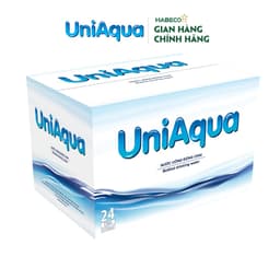 Thumbnail Thùng 24 chai nước uống đóng chai UniAqua - HABECO (350ml/chai) 2