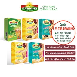 Thumbnail Combo 5 vị Trà Dawning- Trà chanh, Trà sữa trân châu Tròn vị ngon & Đậm vị trà 1