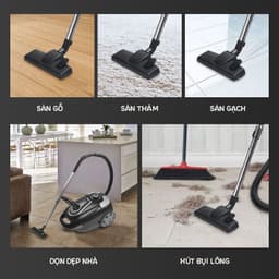 Thumbnail Máy hút bụi SOKANY SK-3386, công suất cao 3500W, 3 đầu hút có núm điều chỉnh mức độ, lực hút mạnh, chống ồn 4