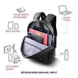 Thumbnail Balo teen Mr Vui phù hợp học sinh sinh viên BLTEEN 978 (42 x 30 x 13 cm) 3