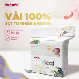 Thumbnail -Khăn khô cao cấp cho bé Mamamy 100% sợi tự nhiên và rayon Tropical gói 160 tờ mềm, dai, sạch cực 3