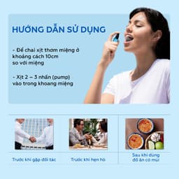 Thumbnail Xịt thơm miệng mát lạnh UMIHA (10ml) ngừa sâu răng - Thơm miệng tức thì, sạch miệng và loại bỏ vi khuẩn gây mùi 3