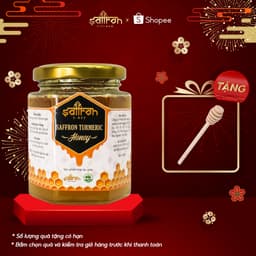 Thumbnail Saffron Turmeric Honey - Mật ong Saffron Tinh Bột Nghệ 180ml/hộp thương hiệu Saffron Việt Nam 1
