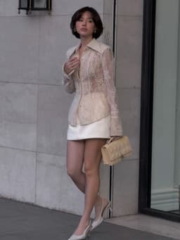 Thumbnail Áo sơ mi Grace Lace Shirt HUONG BOUTIQUE HBSM1126 4