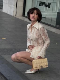 Thumbnail Áo sơ mi Grace Lace Shirt HUONG BOUTIQUE HBSM1126 3