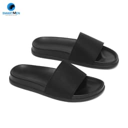 Thumbnail Dép nam quai ngang Da cao cấp SMARTMEN DC-11 Đen 4