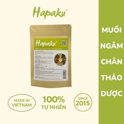 Thumbnail Muối Thảo Dược Ngâm Chân Hapaku Giúp Thư Giãn, Giảm Đau Nhức, Tê Bì Bàn Chân 450g 1