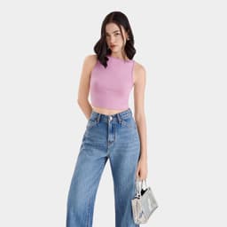 Thumbnail Áo thun croptop nữ MARC FASHION 3 lỗ cổ thuyền FALH061722 3