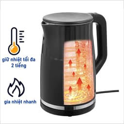 Thumbnail Ấm đun siêu tốc Daewoo điều khiển cảm ứng 13 mức nhiệt chính xác 1.7L DWK-17DGT BH 2 năm 4