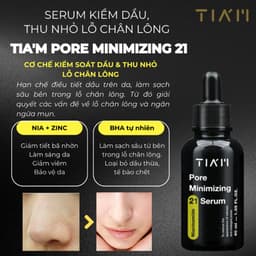 Thumbnail Serum Niacinamide 20% + Zinc 1% TIA'M Pore Minimizing 21 Thu Nhỏ Lỗ Chân Lông, Kiểm Soát Dầu Nhờn 40ml Daily Beauty 3