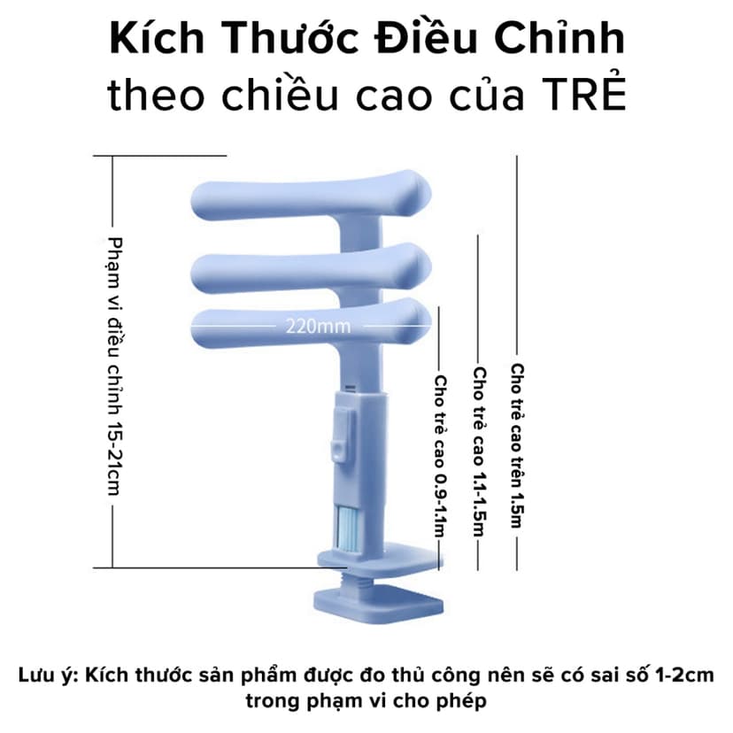 Ảnh Dụng Cụ Đỡ Cằm Chống Cận Thị, Chống Gù Lưng Cho Bé Cao Cấp ECO, Giá Chống Cận An Toàn Cho Trẻ Em 4-15 Tuổi Hãng Amalife 3