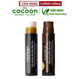 Thumbnail Combo son tẩy da chết môi Cà phê đắk lắk cocoon5g + son dưỡng môi dầu dừa bến tre cocoon5g 2