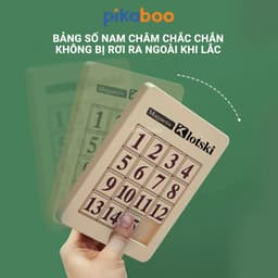 Thumbnail Đồ chơi bảng trượt số thông minh cao cấp Pikaboo trò chơi trí tuệ giúp bé học và phát triển tư duy 4