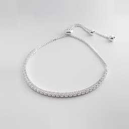 Thumbnail Lắc tay bạc CDE đính đá cá tính White Subtle Bracelet Silver CDE2014SV - Lắc tay bạc Lamy 3