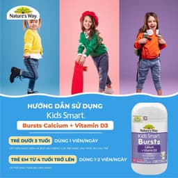 Thumbnail Combo Phát Triển Trí Não, Tăng Chiều Cao NATURE'S WAY Kids Smart DHA 300mg +Calcium, Vitamin D3 Cho Bé Từ 1 Tuổi 50v/lọ 2