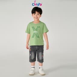 Thumbnail Áo phông cộc tay cho bé trai CHIPPO chất liệu cotton thoáng mát cho bé 3 tuổi đên 10 tuổi (13-34Kg) 3